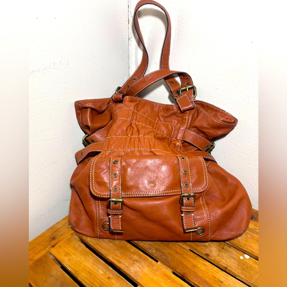 Hype Leather Bucket Bag